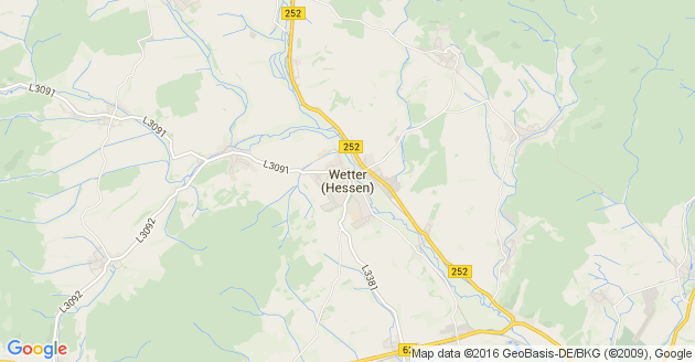 Karte Wetter in Hessen