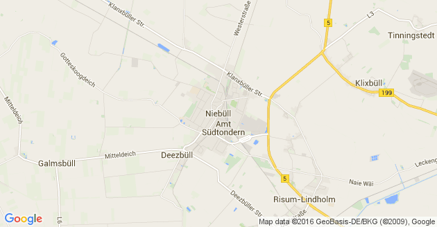 Karte Neukirchen bei Niebüll