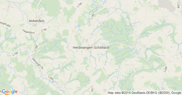 Karte Herdwangen Schönach