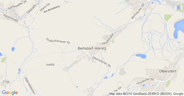 Karte Bertsdorf Hörnitz