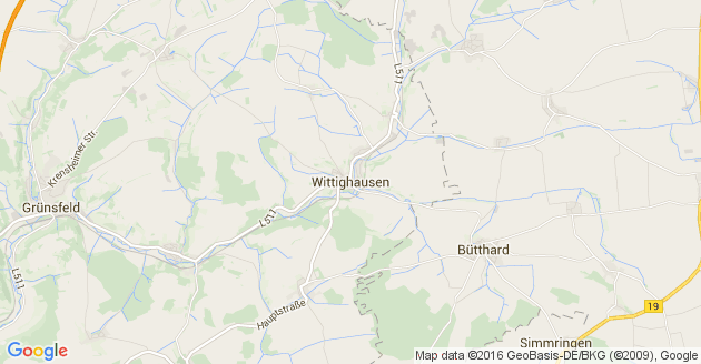 Karte Wittighausen
