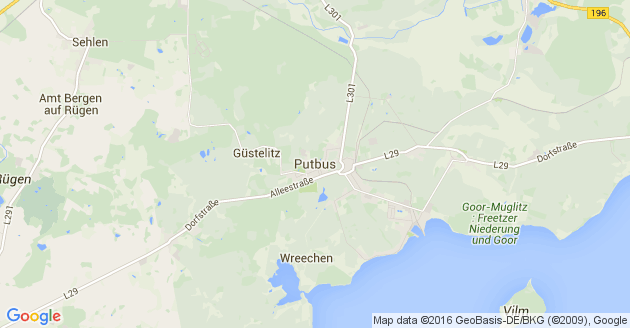 Karte Putbus