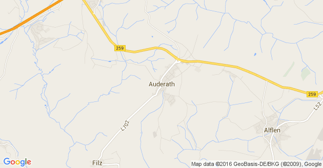 Karte Auderath