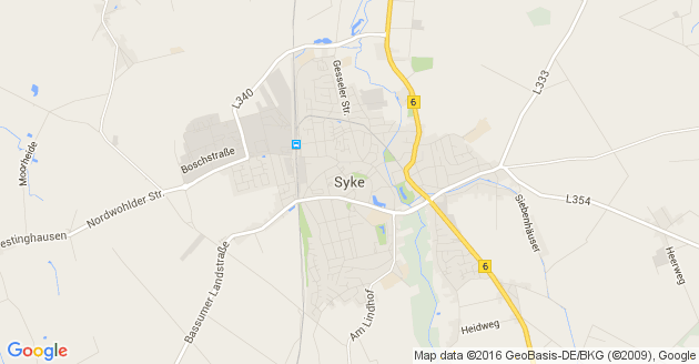 Karte Syke
