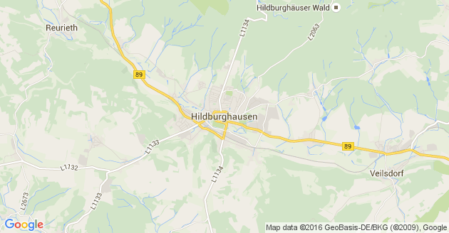 Karte Hildburghausen