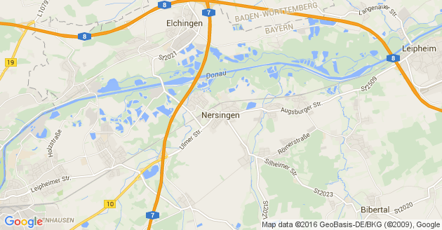 Karte Nersingen