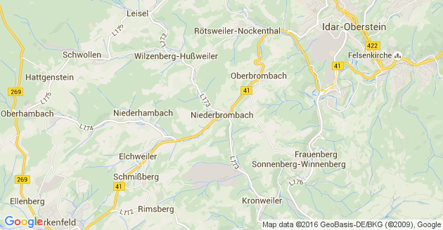 Karte Niederbrombach