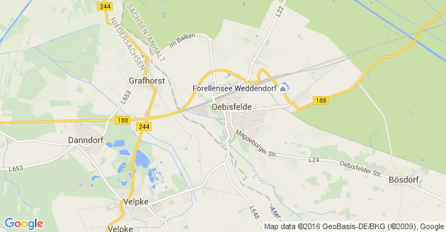 Karte Oebisfelde-Weferlingen 