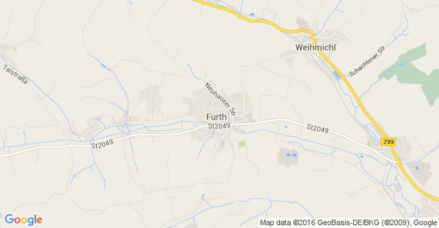 Karte Furth Kreis Landshut