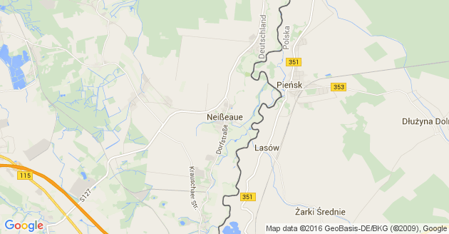 Karte Neißeaue