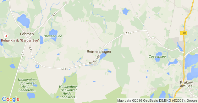 Karte Reimershagen