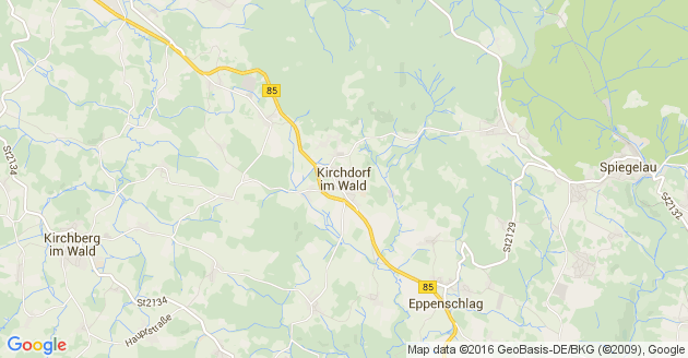 Karte Kirchdorf im Wald