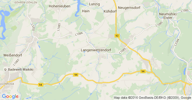 Karte Langenwetzendorf