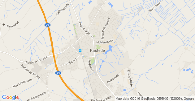 Karte Rastede