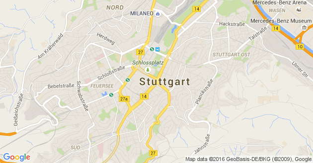 Karte Stuttgart