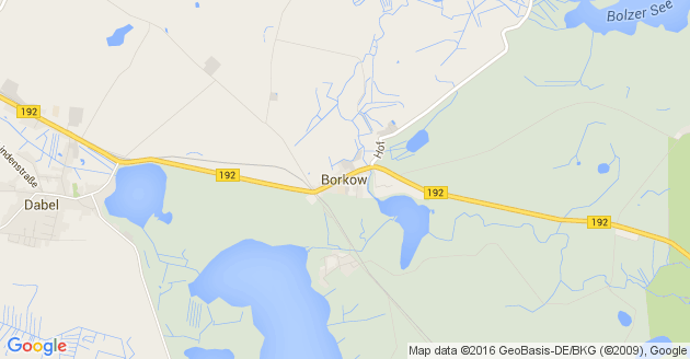 Karte Borkow