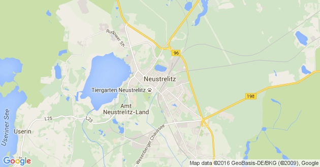 Karte Grünow bei Neustrelitz