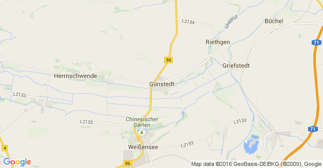 Karte Günstedt