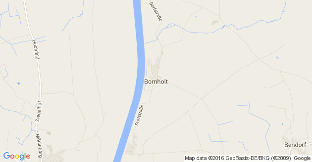 Karte Bornholt