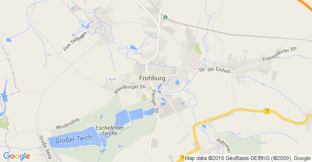 Karte Frohburg