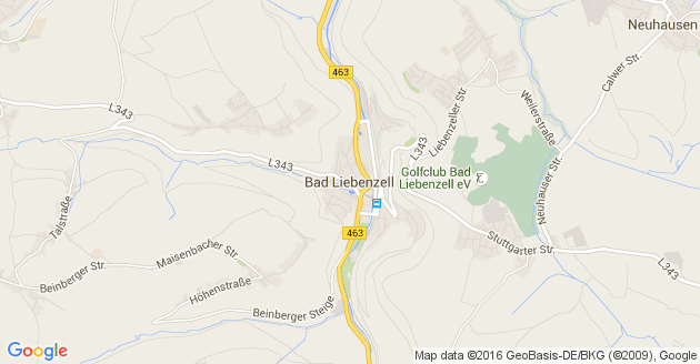 Karte Bad Liebenzell