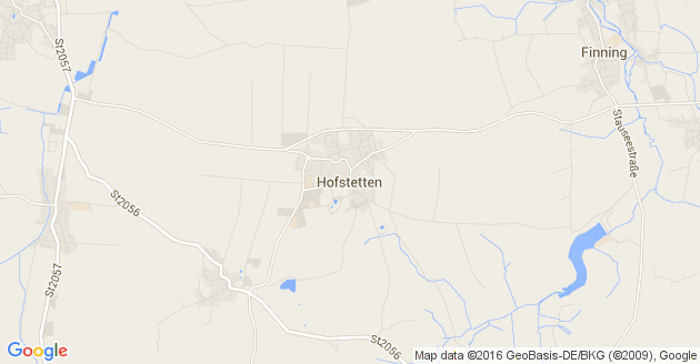 Karte Hofstetten Kreis Landsberg am Lech