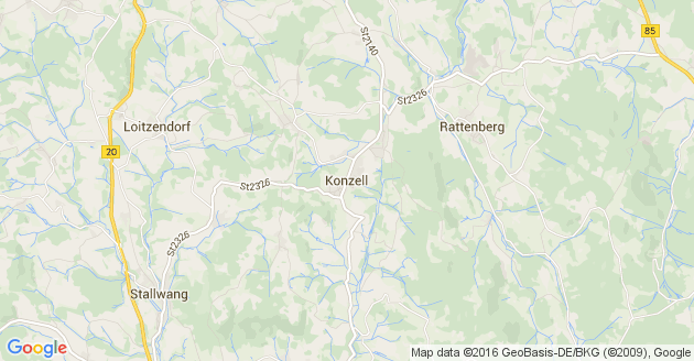 Karte Konzell