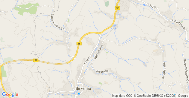 Karte Birkenau im Odenwald