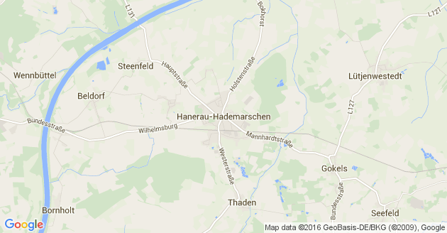 Karte Hanerau Hademarschen