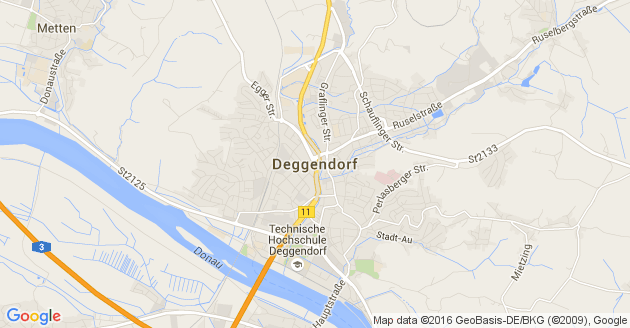 Karte Deggendorf