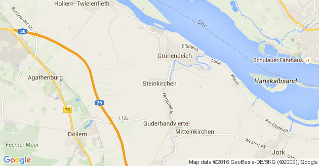 Karte Steinkirchen Kreis Stade