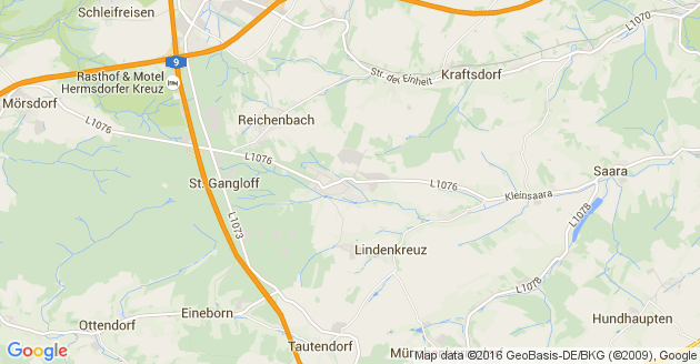 Karte Kirchberg im Holzland