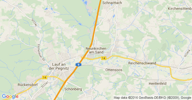 Karte Neunkirchen am Sand