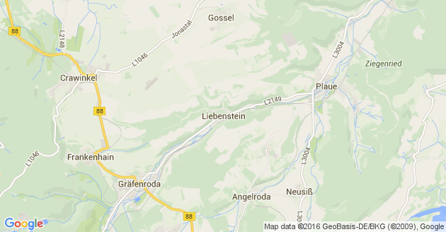 Karte Liebenstein