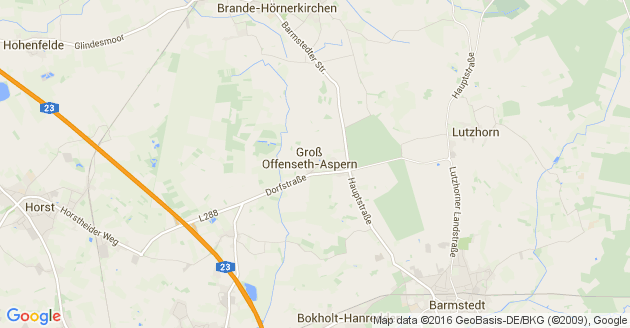 Karte Groß Offenseth Aspern