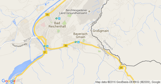 Karte Bayerisch Gmain