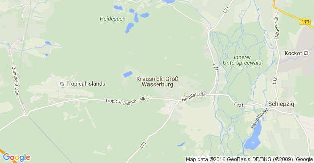 Karte Krausnick Groß Wasserburg