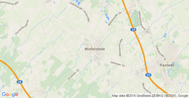 Karte Wiefelstede