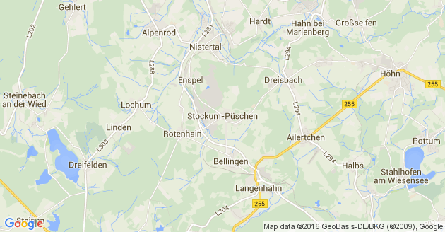 Karte Stockum Püschen