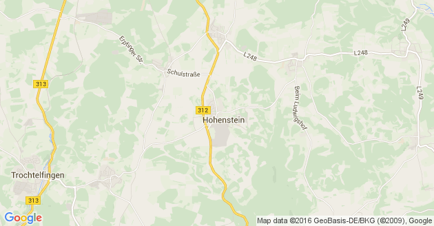 Karte Hohenstein in Württemberg