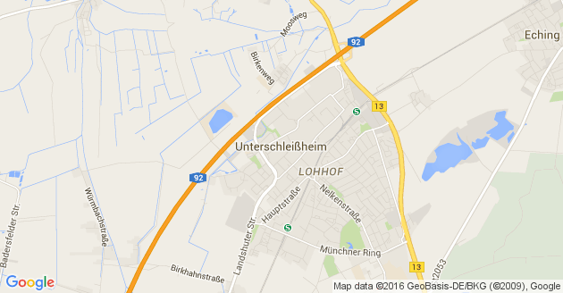 Karte Unterschleißheim       