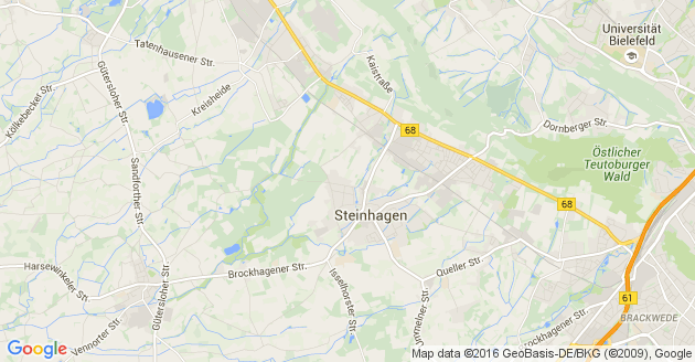 Karte Steinhagen bei Stralsund