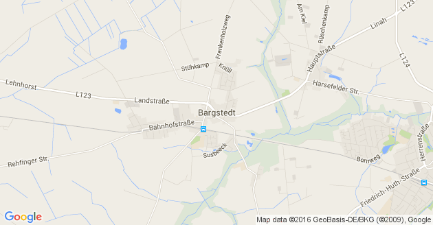 Karte Bargstedt Kreis Stade