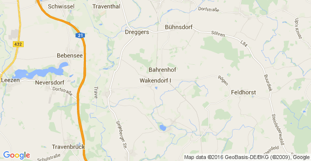 Karte Wakendorf I