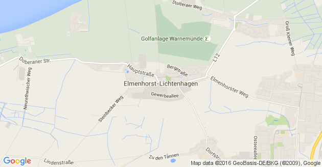 Karte Elmenhorst Lichtenhagen