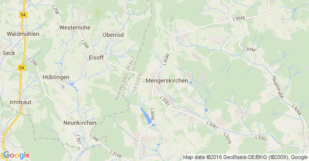 Karte Mengerskirchen