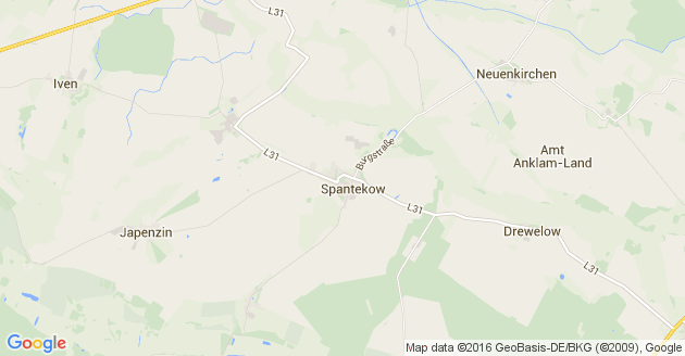 Karte Spantekow