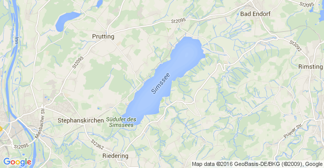 Karte Stephanskirchen am Simssee