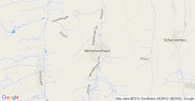 Karte Mittelneufnach