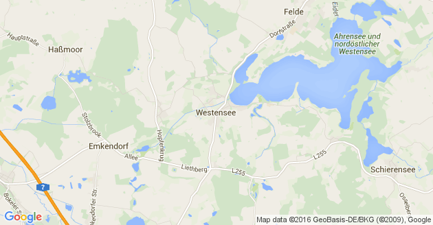 Karte Westensee